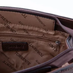 Sac double taupe petit modele tos-a24014 Femme TORRENTE