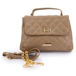 Sac matelassé petit format avec poigné fermeture doré Femme TORRENTE