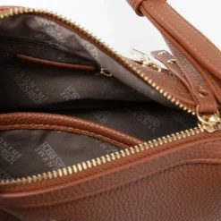 Sac similicuir grainé tya avec logo doré 22,5x9,5x13,5 cm Femme GEORGES RECH