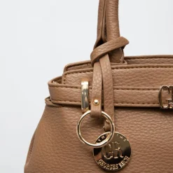 Sac Théa similicuir effet serpent avec anse amovible 31x9x18,5 cm Femme GEORGES RECH