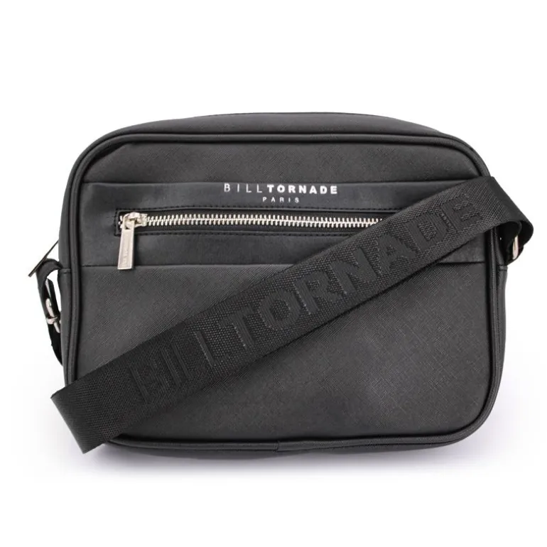 Sacoche bandoulière noire Mixte BILL TORNADE