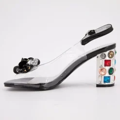 Sandale a talon missy01 noir 35/41 Femme LAURA VITA