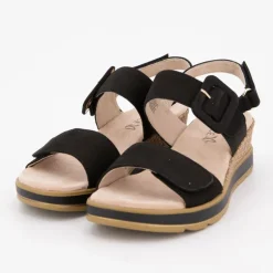 Sandale compensee nubuck olive 36/41 Femme CAPRICE