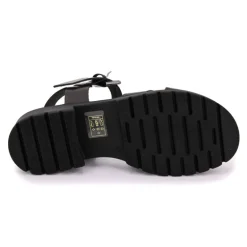 Sandale en cuir tiha noir Femme LES TROPEZIENNES PAR M.BELARBI