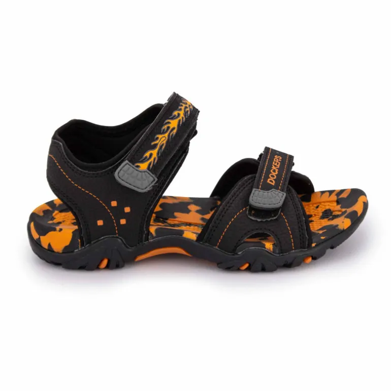 Sandale noir orange t36 au 41 Femme DOCKERS BY GERLI