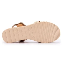 Sandales à plateforme multi avellana Femme BIOSTOCK