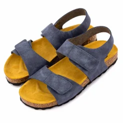 Sandales à scratch double bride Enfant BIOSTOCK