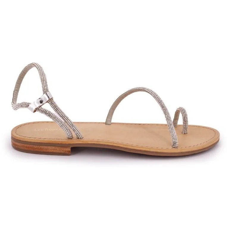 Sandales à strass Hodaxa argent Femme LES TROPEZIENNES PAR M.BELARBI