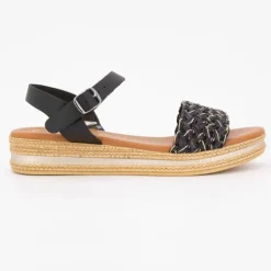 Sandales compensees negro t36/41 Femme CARLA TORTOSA