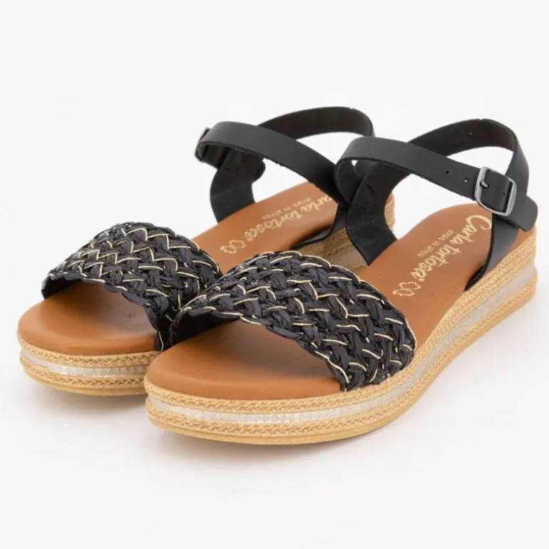 Sandales compensees negro t36/41 Femme CARLA TORTOSA