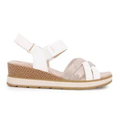 Sandales compensees white comb 36/41 Femme CAPRICE