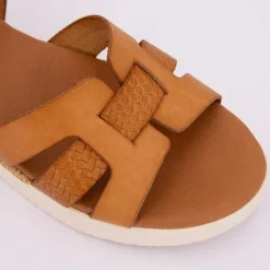 Sandales compensées à brides larges Femme BIOSTOCK