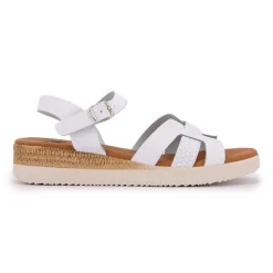 Sandales compensées à brides larges Femme BIOSTOCK