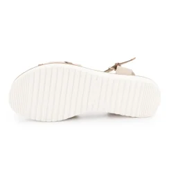 Sandales compensées avec corde semelle blanche Femme TOM TAILOR