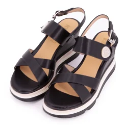 Sandales compensées plateforme à boucle avec bijou Femme KEYS