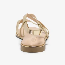 Sandales couleur dorée avec boucle Femme ONLY