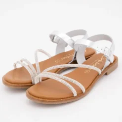 Sandales cristal boucle rond plat Femme CARLA TORTOSA