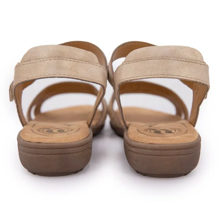 Sandales dorées Femme ROMIKA