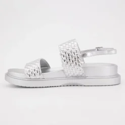 Sandales double bride kary tissées avec boucle Femme US POLO