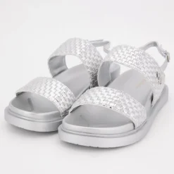 Sandales double bride kary tissées avec boucle Femme US POLO