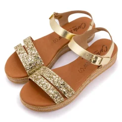 Sandales glitter avec bride à paillettes Femme CARLA TORTOSA