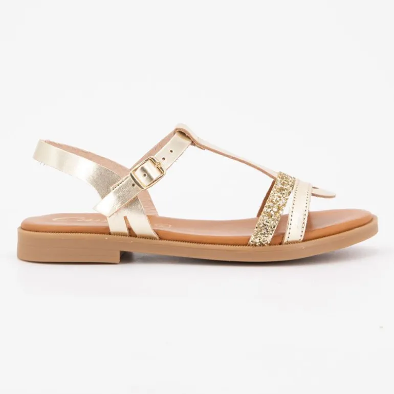 Sandales glitter blanco 17441 t28/35 Enfant CARLA TORTOSA