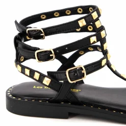 Sandales hautes cuir léger clouté Coralie Femme LES TROPEZIENNES PAR M.BELARBI