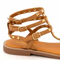 Sandales hautes cuir léger clouté Coralie Femme LES TROPEZIENNES PAR M.BELARBI