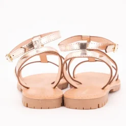 Sandales Hexom à boucle doré semelle crantée Femme LES TROPEZIENNES PAR M.BELARBI