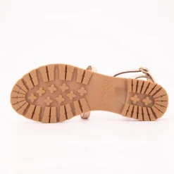 Sandales Hexom à boucle doré semelle crantée Femme LES TROPEZIENNES PAR M.BELARBI