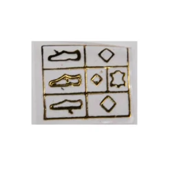 Sandales or grosses lanières lami Femme CARLA TORTOSA