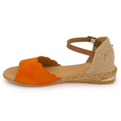 Sandales tressés avec boucle cheville Femme PINAZ