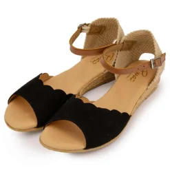 Sandales tressés avec boucle cheville Femme PINAZ