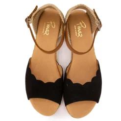 Sandales tressés avec boucle cheville Femme PINAZ