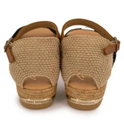 Sandales tressés avec boucle cheville Femme PINAZ