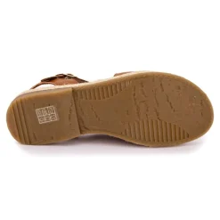 Sandales viena en cuir marron Femme CARLA TORTOSA