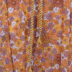 Sarouel marty à fleurs orange Femme ANTIK BATIK