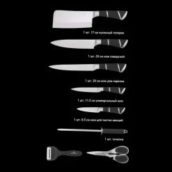 Set de 9 couteaux mc7266 Mixte MERCURY