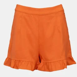 Short à volants cibelle orange Femme DEELUXE 74