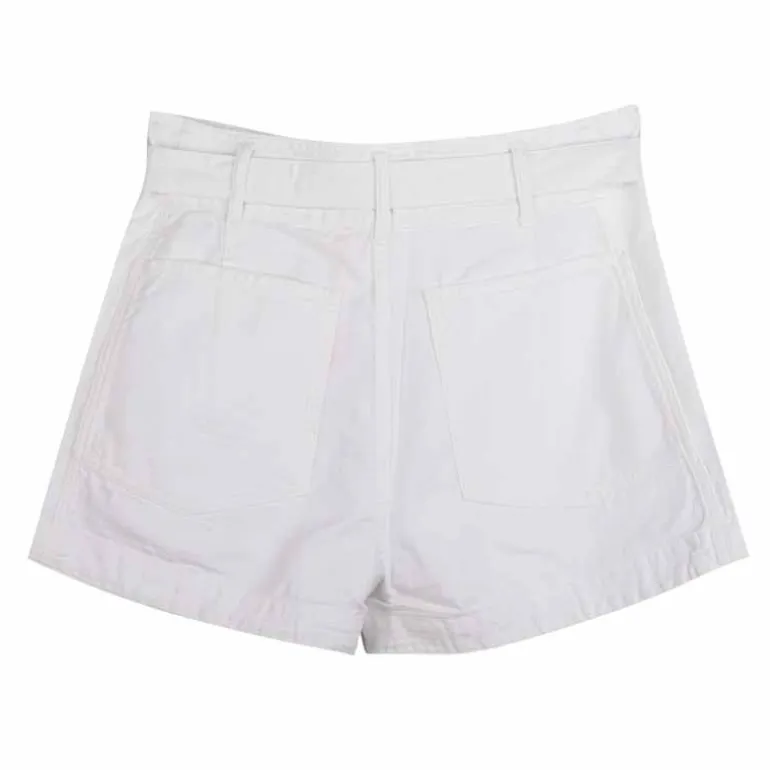 Short billie poches plaquées avec ceinture Femme HAPPY