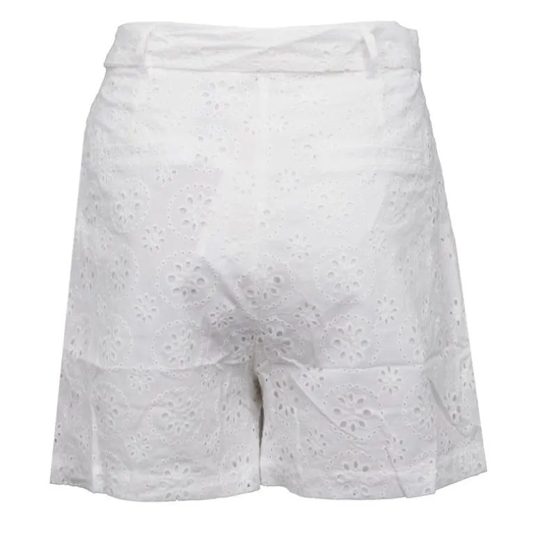 Short blanc brodé avec ceinture Selin Femme LA PETITE ETOILE