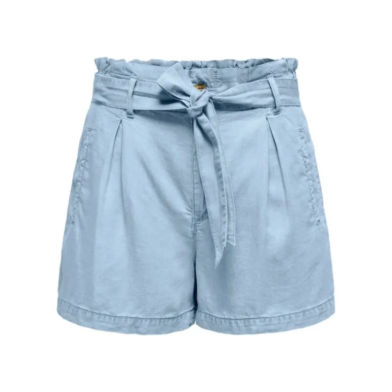 Short charis bleu clair à ceinture regular Femme ONLY