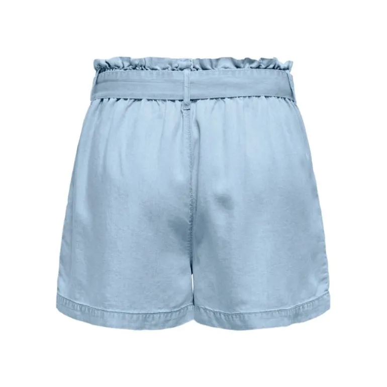 Short charis bleu clair à ceinture regular Femme ONLY