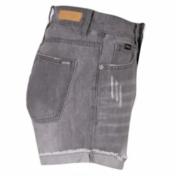 Short court délavé jean avec ourlets Femme DEELUXE 74