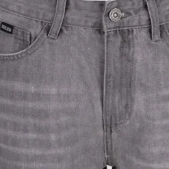 Short court délavé jean avec ourlets Femme DEELUXE 74