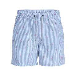 Short de bain à rayures avec flamants roses Homme JACK & JONES