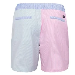 Short de bain à rayures rose bleu vert Homme DOCKERS