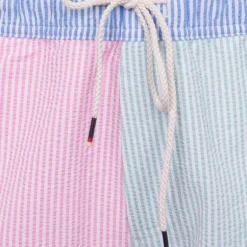 Short de bain à rayures rose bleu vert Homme DOCKERS