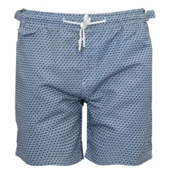Short de bain navy basil imprimé Homme DEELUXE 74