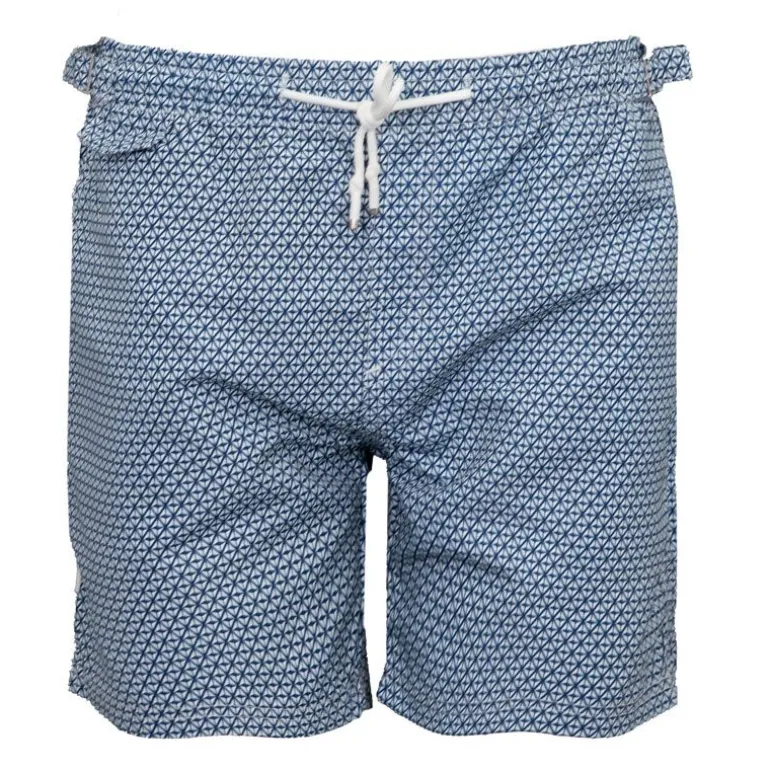 Short de bain navy basil imprimé Homme DEELUXE 74